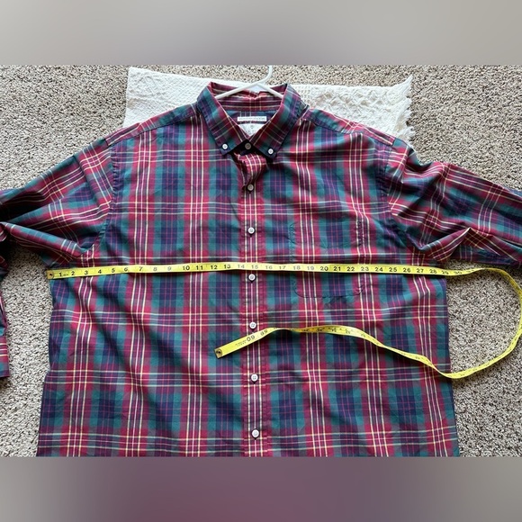Oak Hill Shirt Men's 2XL Multicolor Long Sleeve Button Up 100% Cotton Pocket - Picture 10 of 12